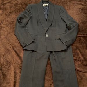 2 Piece Navy Suit button front cotton blend. New without tags.
